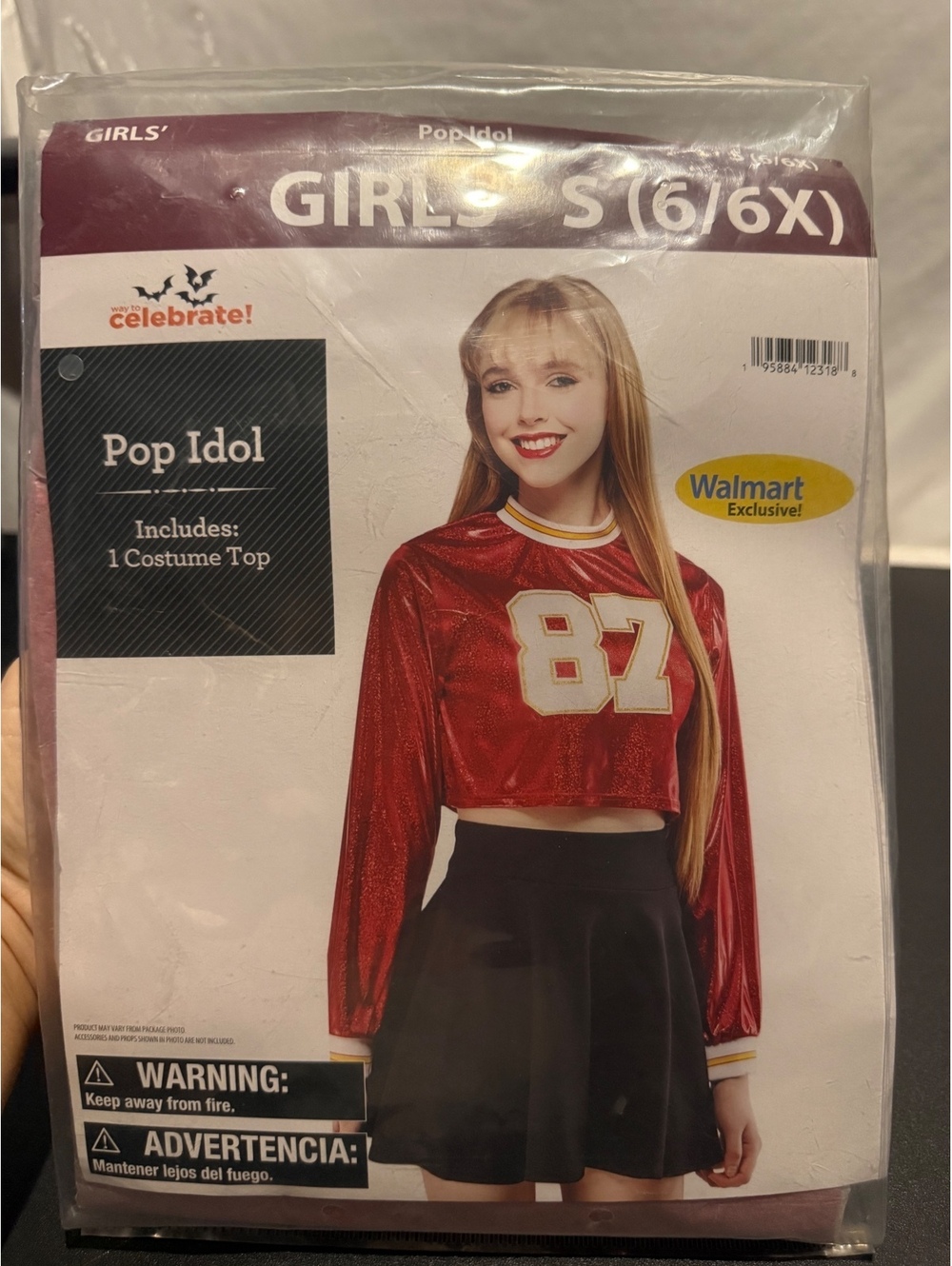Girl pop idol Halloween costume